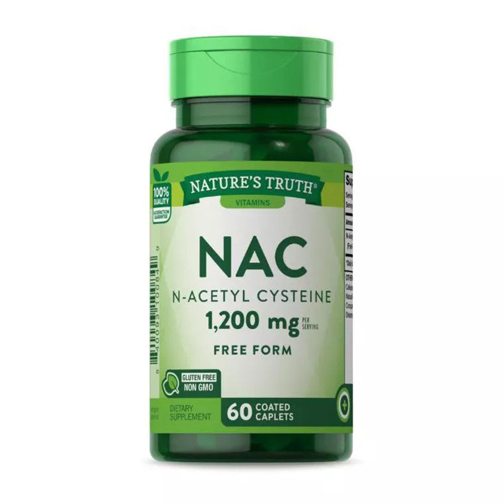 Natures Truth Nac N acetyl Cysteine 1200 Mg Capsules, 60 Ea